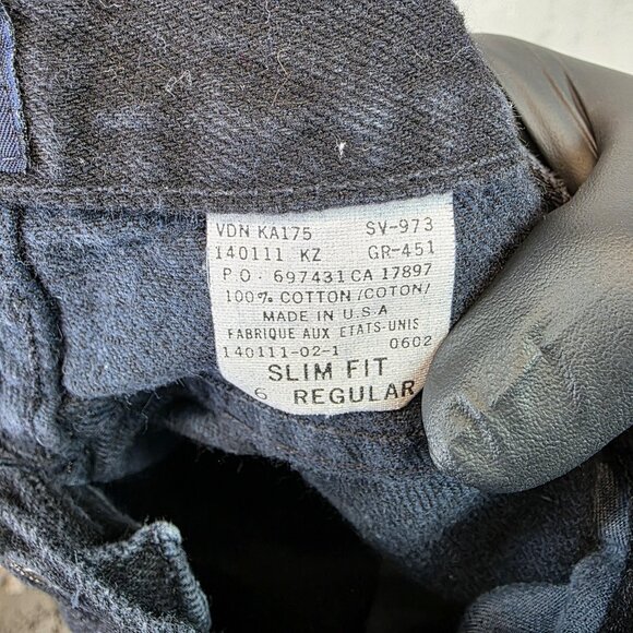 VINTAGE GAP Jeans Womens 6 Black Slim Fit Regular High Rise Tapered Made USA 90s - Picture 10 of 11